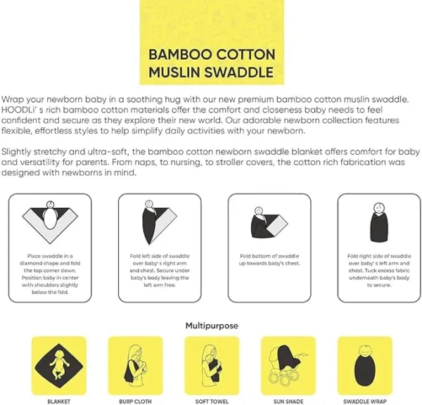 Muslin baby swaddle used as nursing cover stroller cover and burp cloth