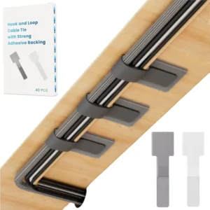 reusable cable organizer for desk setup